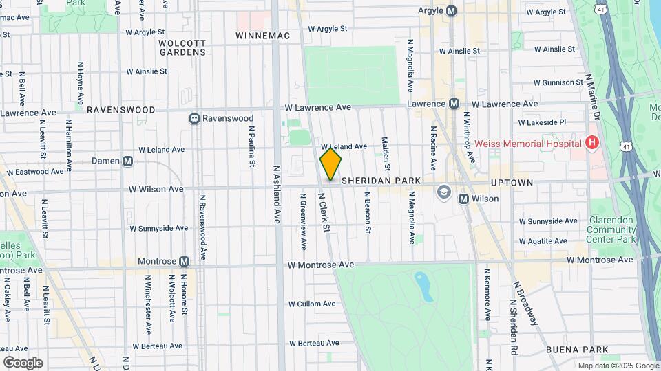 1425 W Wilson Ave Map and Location Details