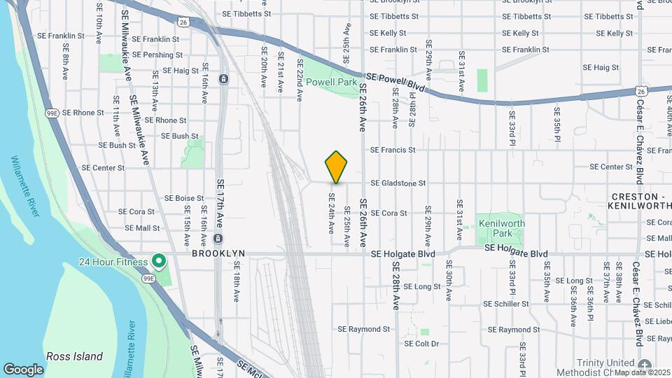 4112 SE 24th Ave Mapa y Detalles de la Ubicación