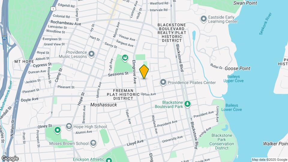 550-552 Wayland Ave Map and Location Details