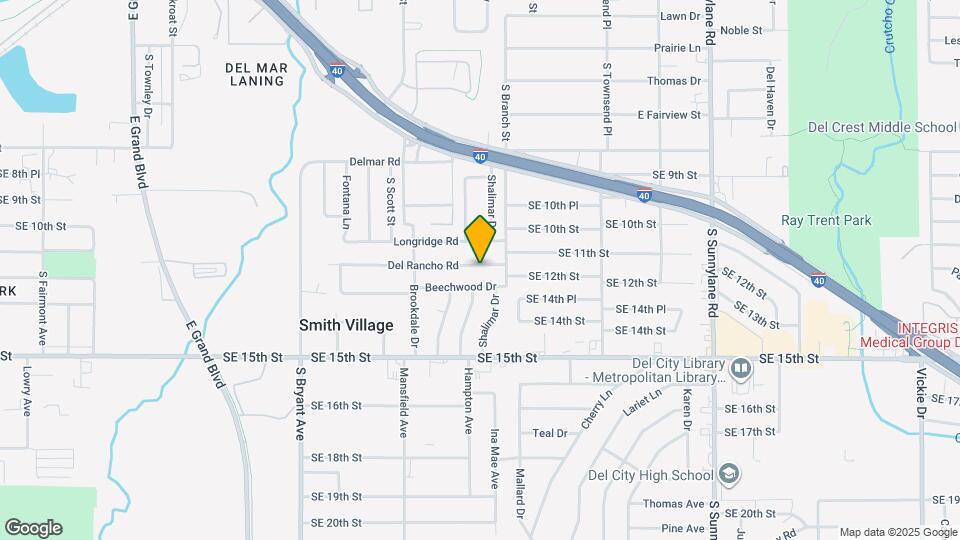 3316 Del Rancho Rd Map and Location Details