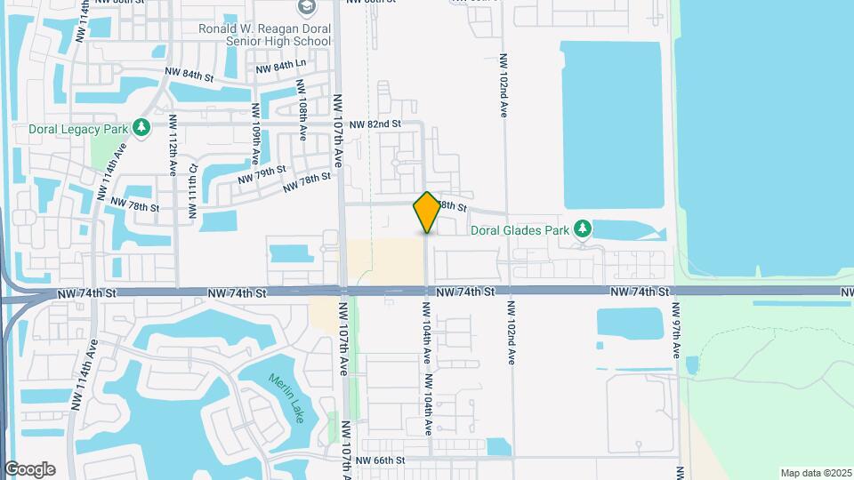 7925 NW 104th Ave Map and Location Details