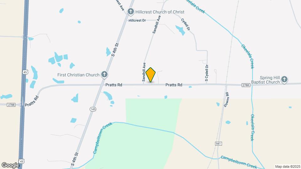 321 Pratts Rd Map and Location Details