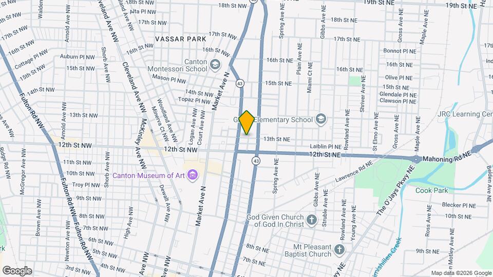 316 13th St NE Map and Location Details