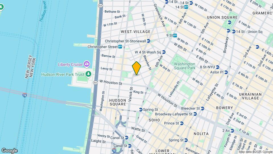 72 Carmine St Mapa y Detalles de la Ubicación