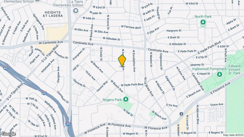 813 N Inglewood Ave Mapa y Detalles de la Ubicación