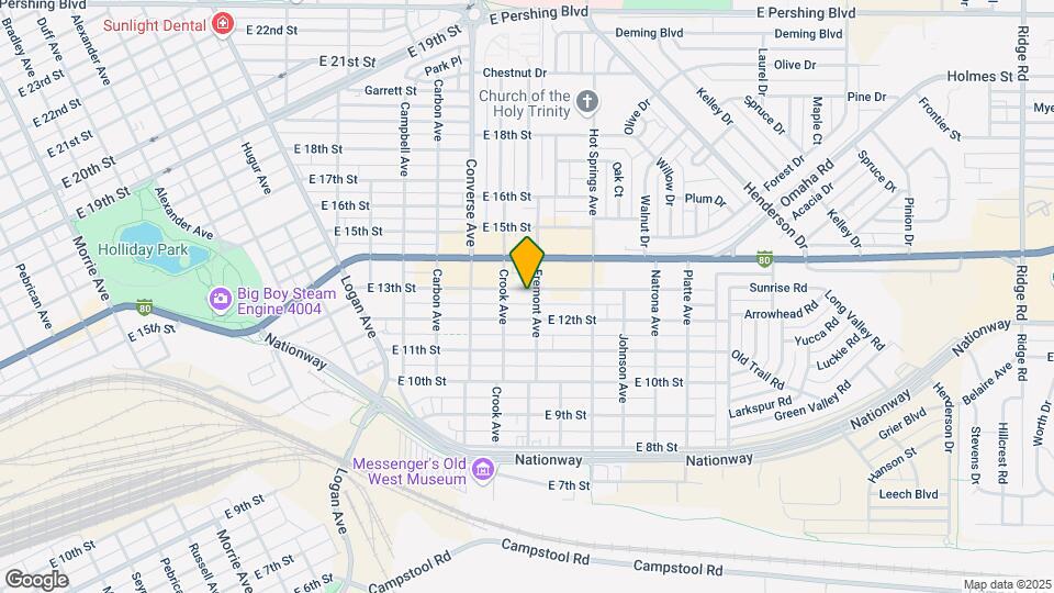 2417 East 13th Street, Unit Rear Map and Location Details