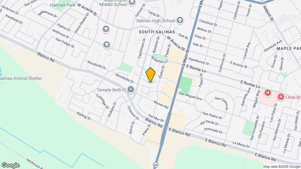 1062 Padre Dr Map and Location Details