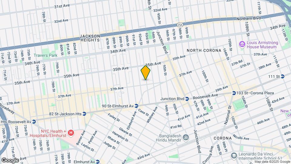 35-50 92nd St Map and Location Details