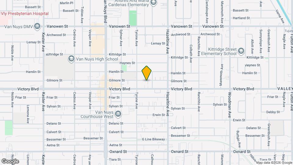 14220 Gilmore St Map and Location Details