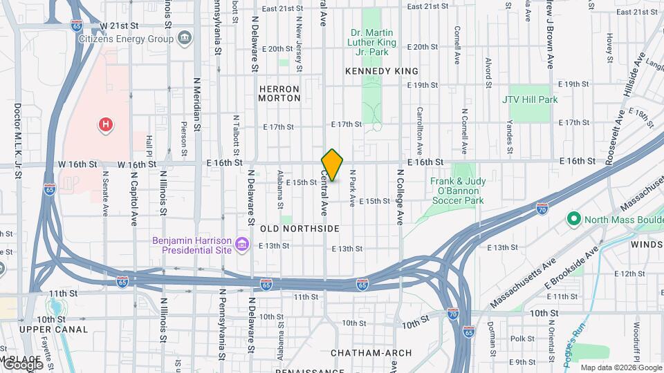 1517 Central Ave Map and Location Details