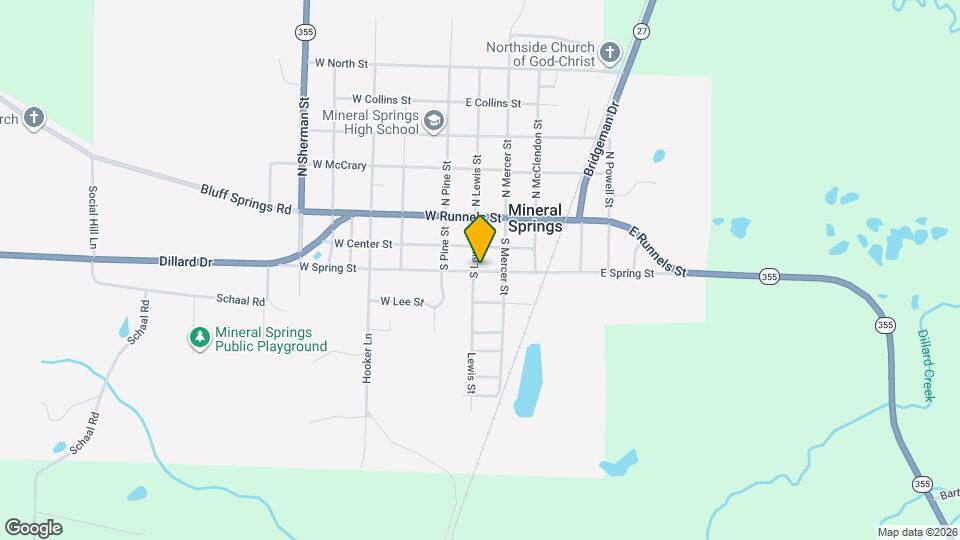 206 E Spring St Map and Location Details