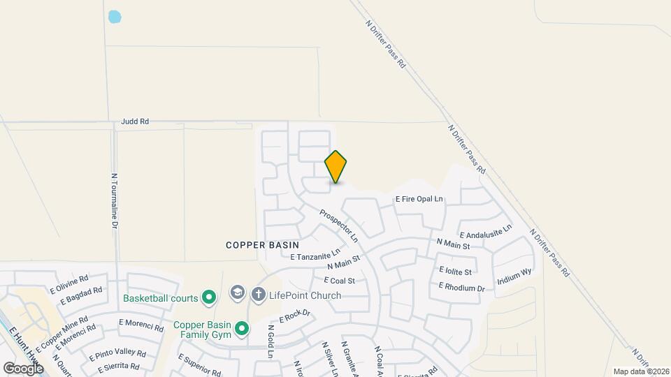 29139 N Pyrite Ln Map and Location Details