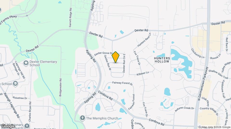 7609 Dexter Hollow Dr Map and Location Details