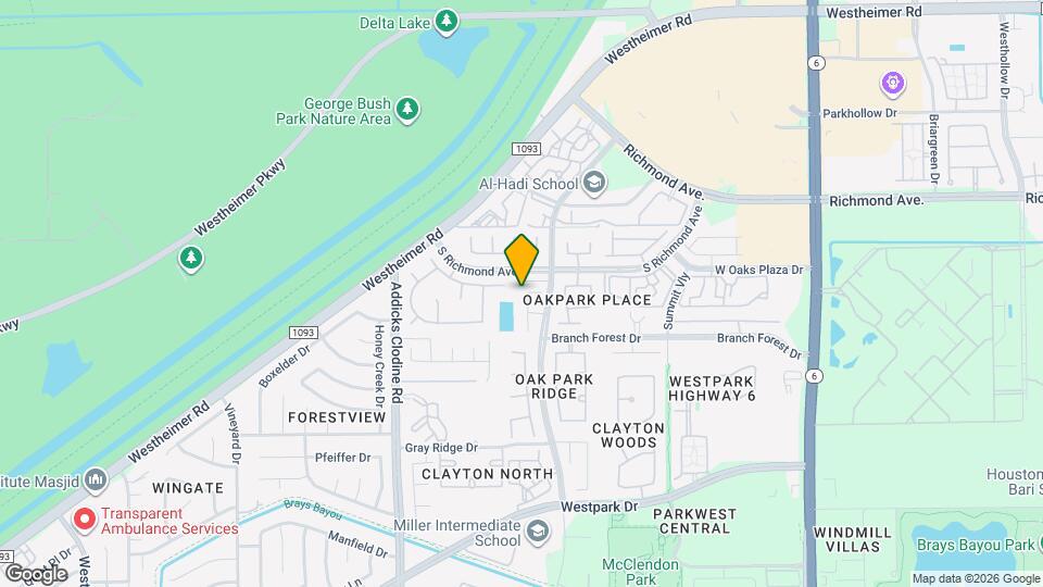 3006 Palace Oaks Dr Map and Location Details