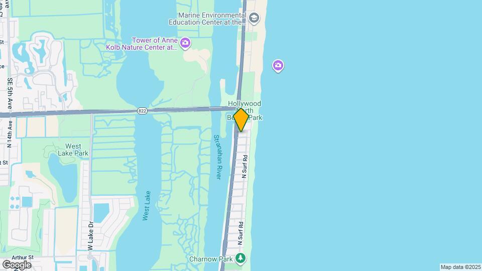 3405 N Ocean Dr Map and Location Details