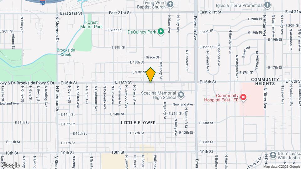 4721 E 16th St Map and Location Details