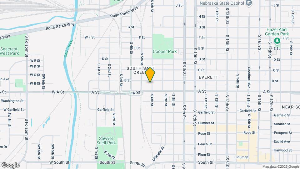 1321 S 6th St Map and Location Details