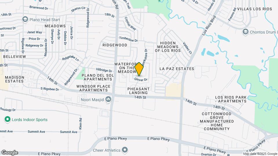 3713 Glover Dr Map and Location Details