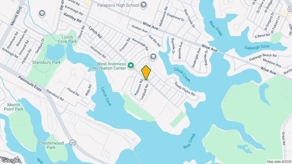 2004 Larkhall Rd Map and Location Details