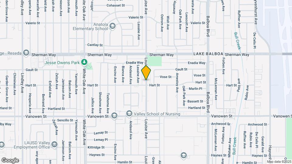 7015 Louise Ave Map and Location Details