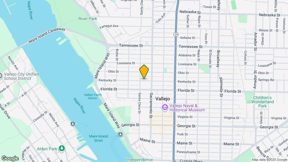 414 Kentucky St Map and Location Details