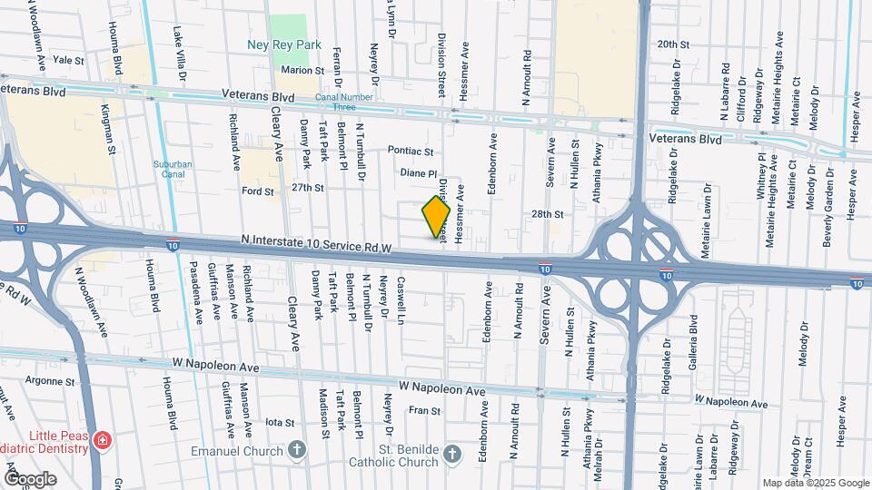 3708 Saratoga Dr Mapa y Detalles de la Ubicación