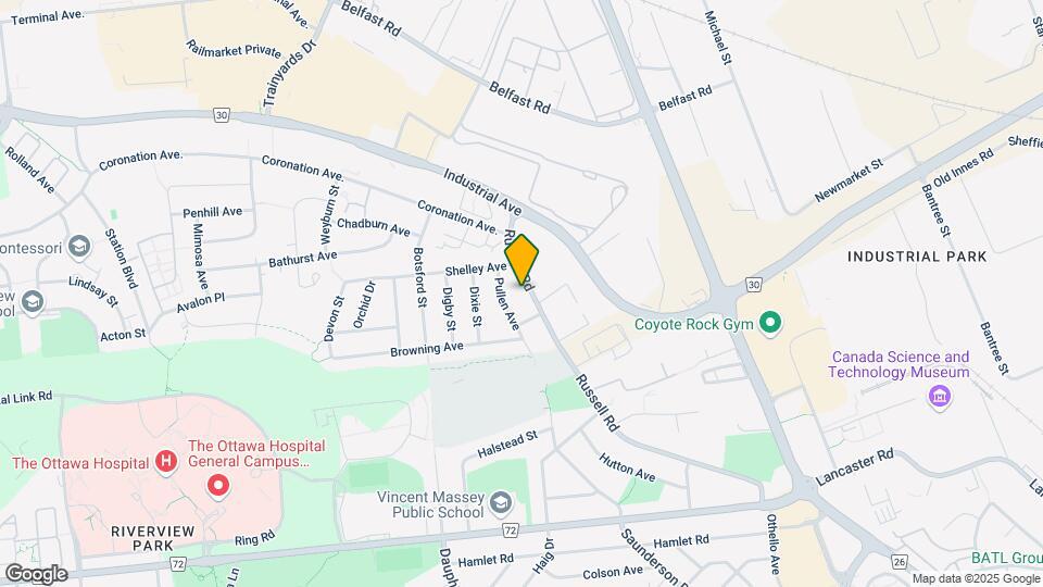1662 Russell Rd Map and Location Details