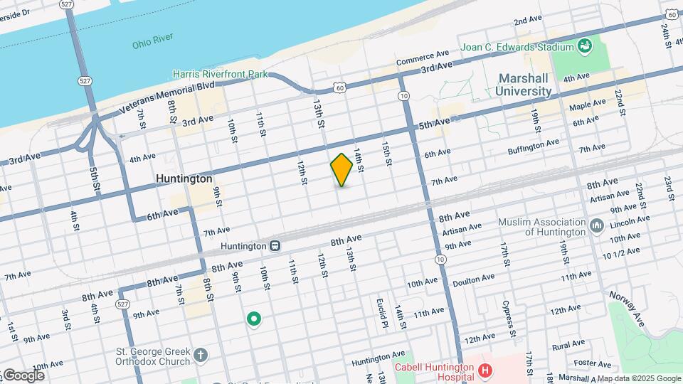 621-626 13th St Map and Location Details