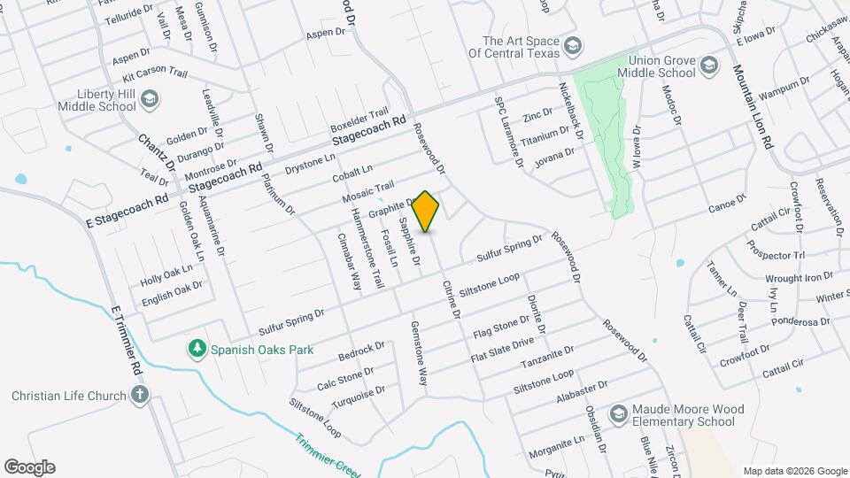 4901 Citrine Dr Map and Location Details