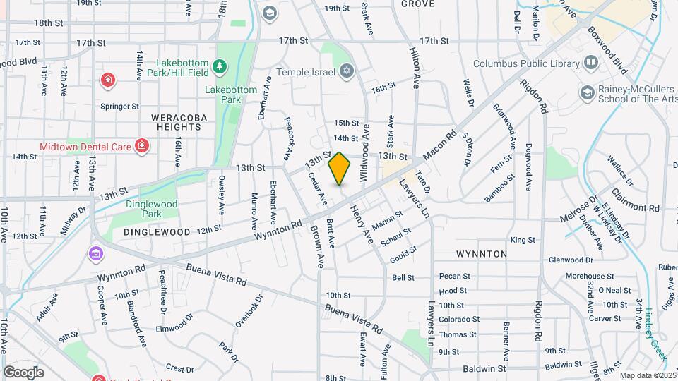 1219 Forest Ave Map and Location Details