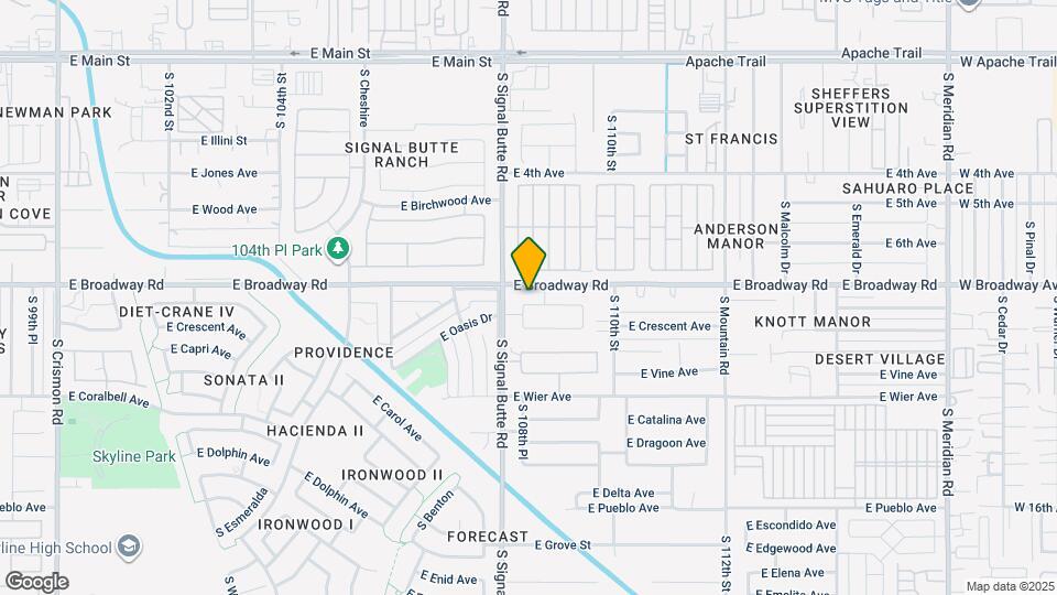 10830 E Calypso Ave Map and Location Details
