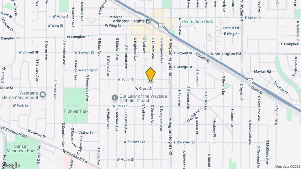310 S Dunton Ave Map and Location Details