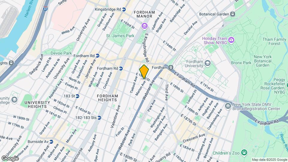 330-346 E 188th St Mapa y Detalles de la Ubicación