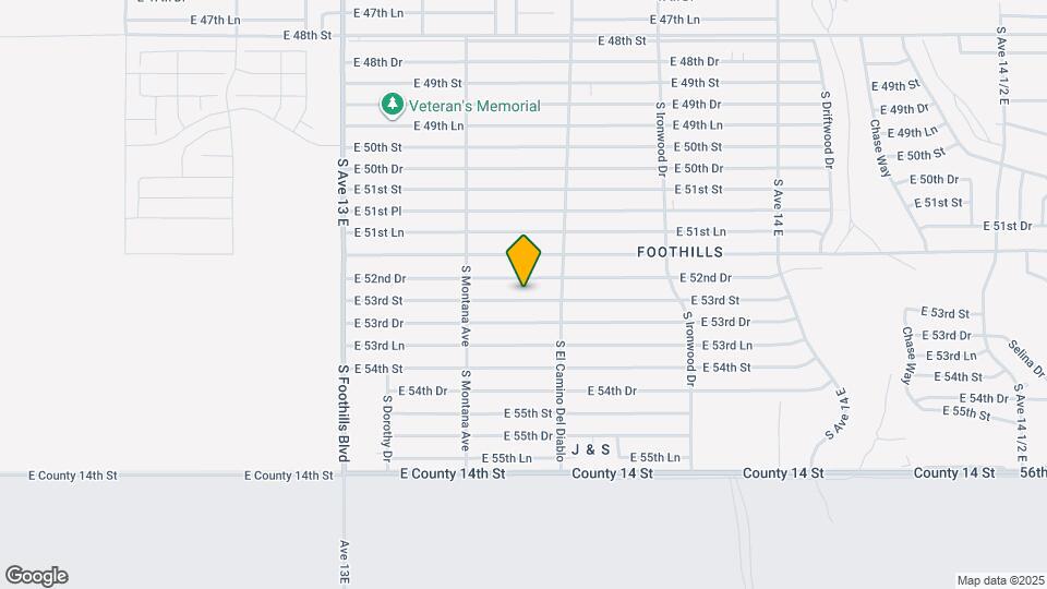 13432 E 53rd St Map and Location Details