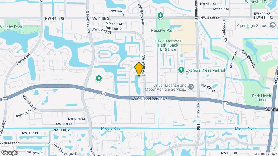 3695 NW 94th Ave Map and Location Details