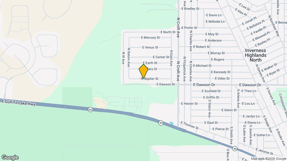 2602 E Jupiter St Mapa y Detalles de la Ubicación