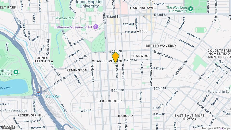 2728 St Paul St Mapa y Detalles de la Ubicación