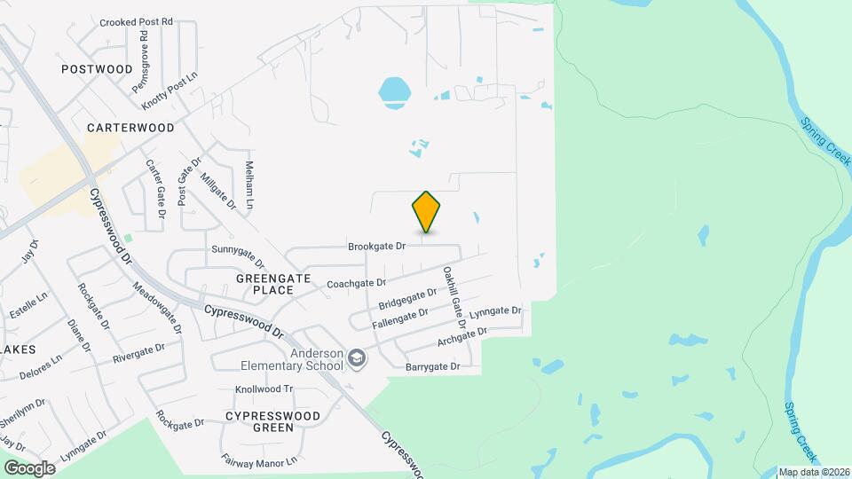 6603 Brookgate Dr Map and Location Details
