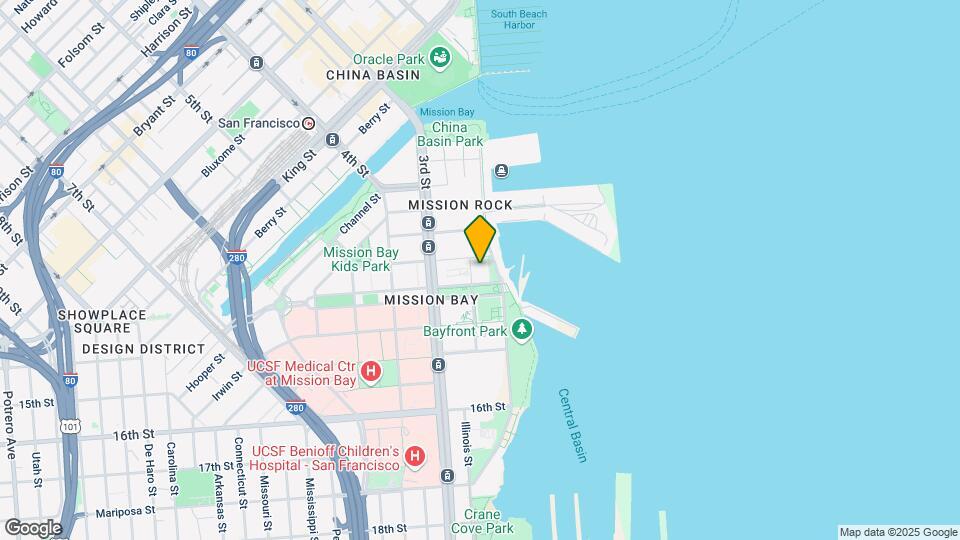 330 Mission Bay Blvd N, Unit 102 Mapa y Detalles de la Ubicación