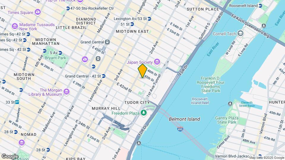 307 E 44th St-Unit -222 Map and Location Details