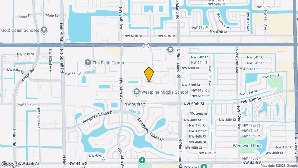 5308 NW 92nd Ave Map and Location Details