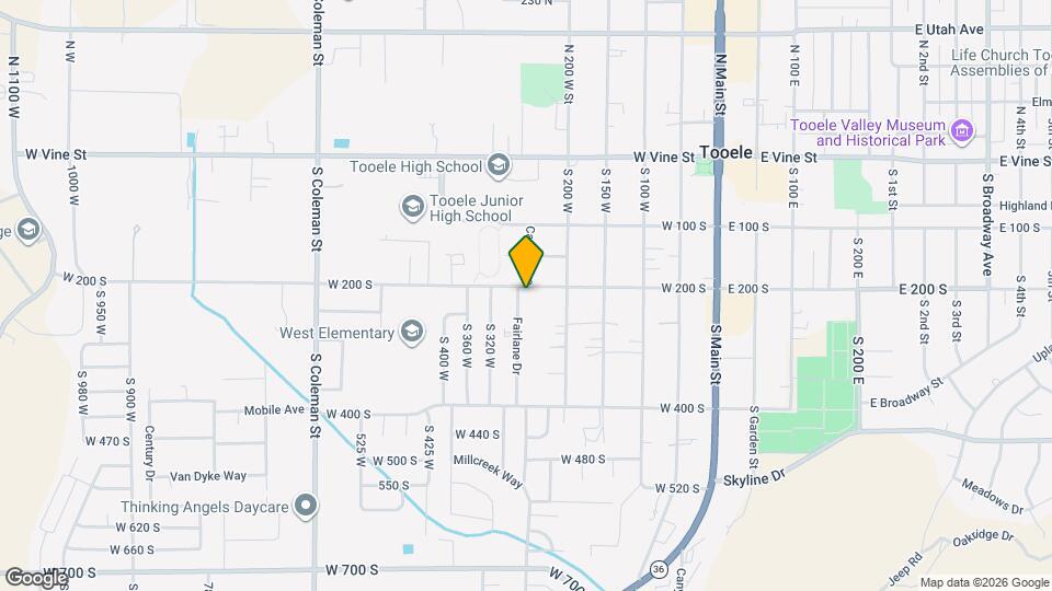 245 W 200 S, Unit 6 Mapa y Detalles de la Ubicación