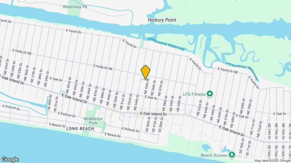 221 NE 55th St Map and Location Details