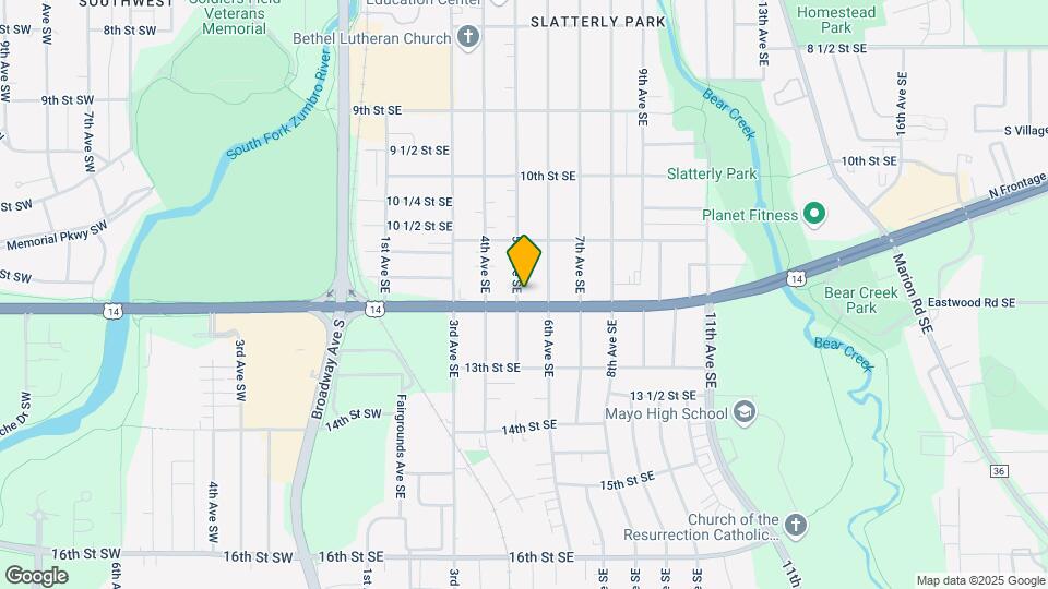 1148 5th Ave SE, Unit 1 Map and Location Details