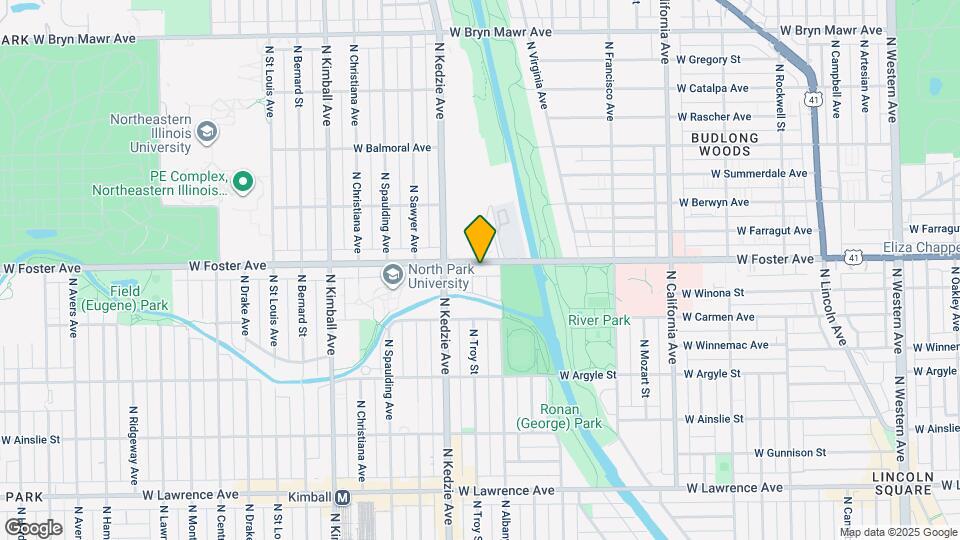 3115 W Foster Ave Map and Location Details