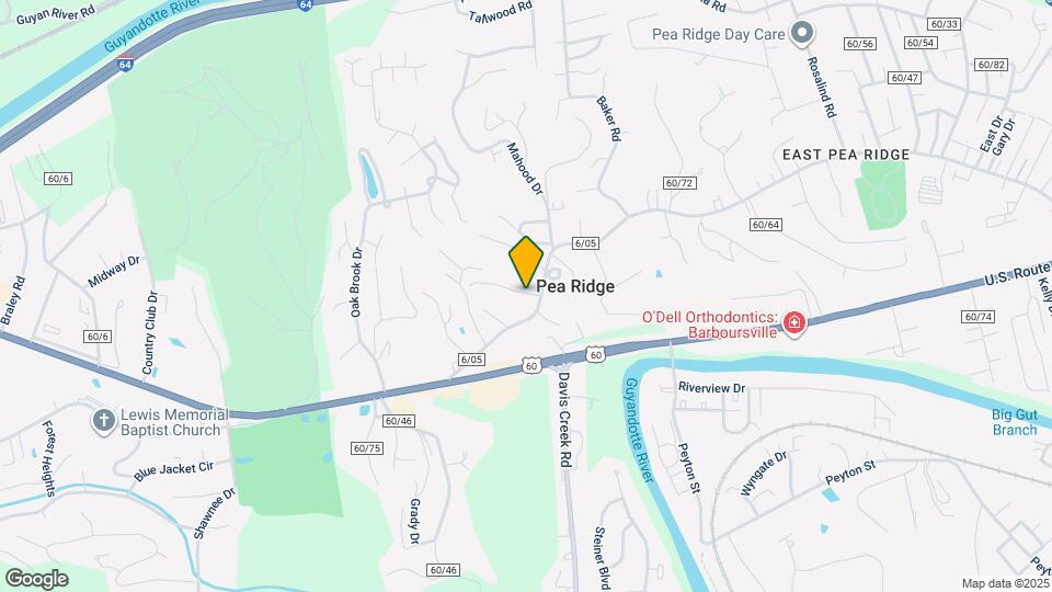 5826 E Pea Ridge Rd Map and Location Details