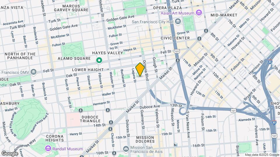 150 Haight St Mapa y Detalles de la Ubicación
