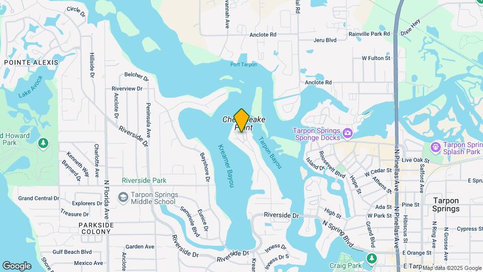 Chesapeake Point Mobile Court Mapa y Detalles de la Ubicación