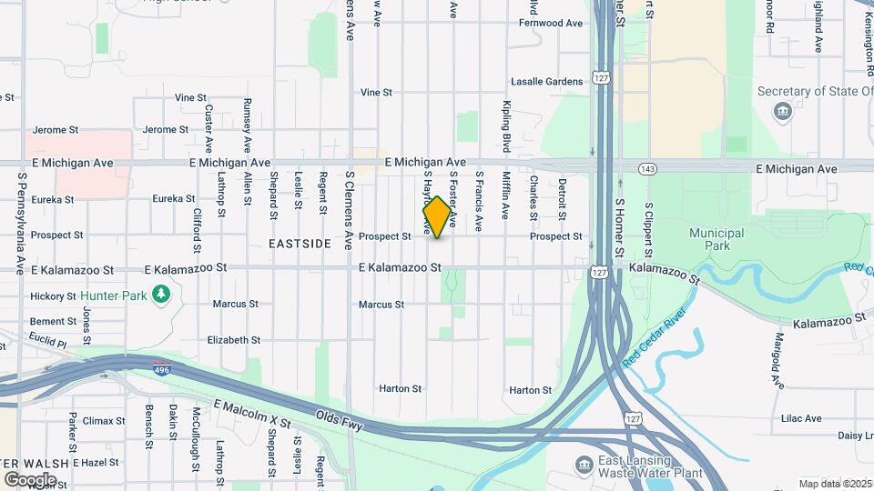 307 S Hayford Ave Map and Location Details