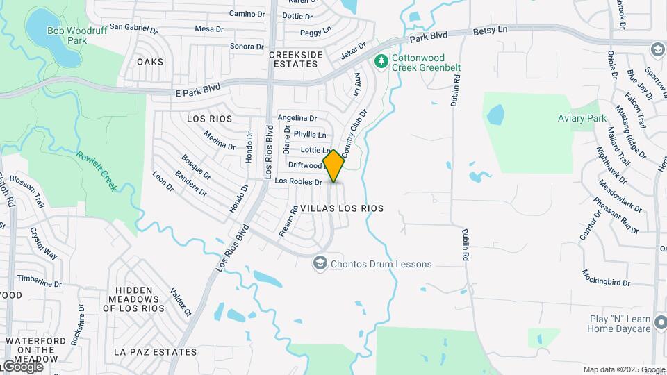 2036 Country Club Dr Map and Location Details